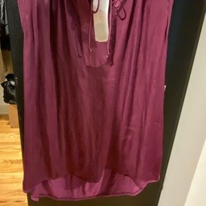 Sweet grey purple top